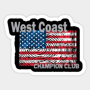 West Coast Sticker